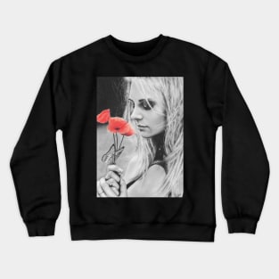 Poppy Flowers Crewneck Sweatshirt